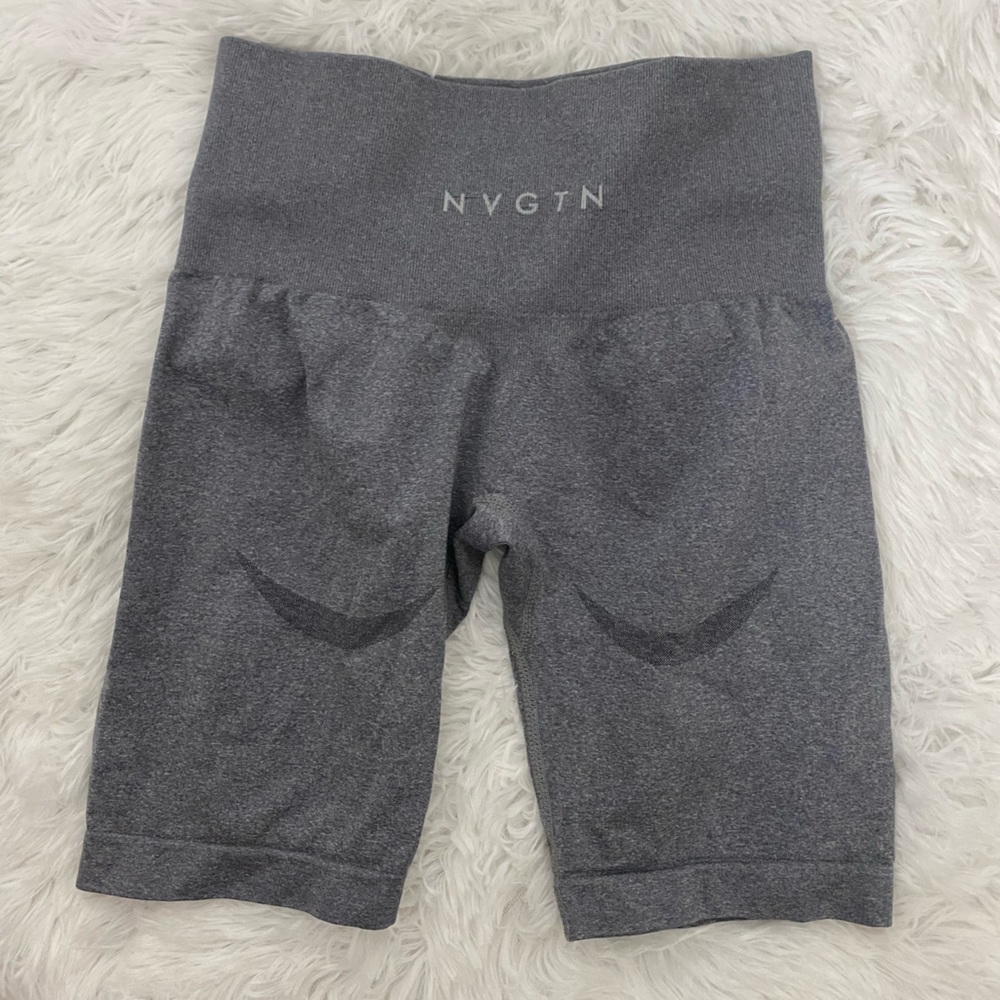 NVGTN Grey Contour Seamless Shorts